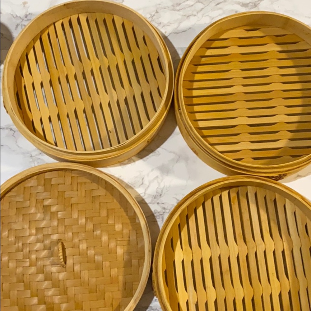 🏠 🆕 Three Tier Bamboo Steamer